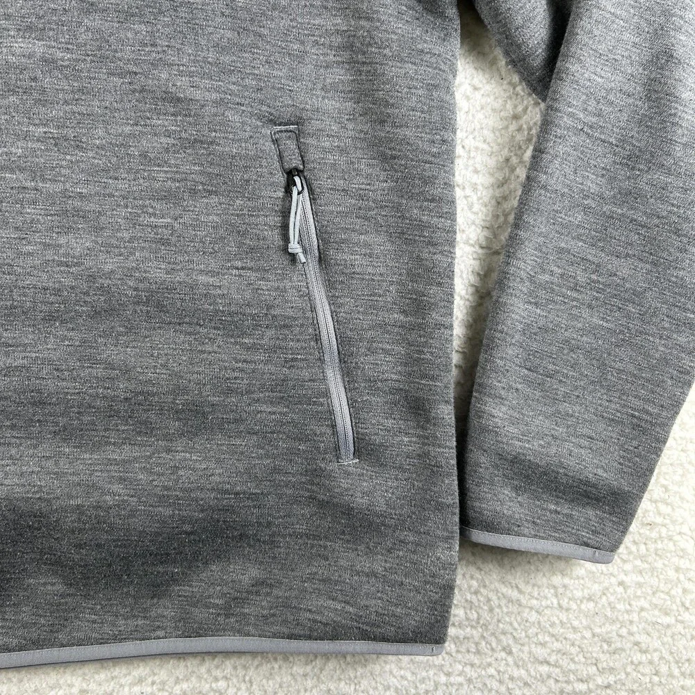 The North Face Sweatshirt Mens Medium Patrol Sherpa Lined Snap Mock Neck Fleece